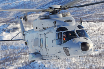 Helicóptero NH90 de las Fuerzas Armadas suecas. Foto NH Industries