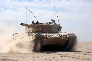 Leopard 2A4 del Grupo de Tanques N7 Guías de la 2 Brigada  Acorazada Cazadores Foto Ejército de Chile