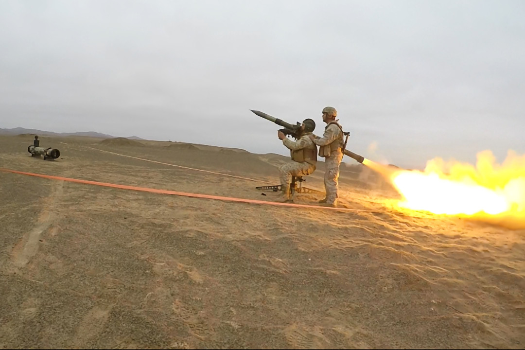 Lanzamiento de misil antiau00e9reo MBDA Mistral 1 Foto Eju00e9rcito de Chile