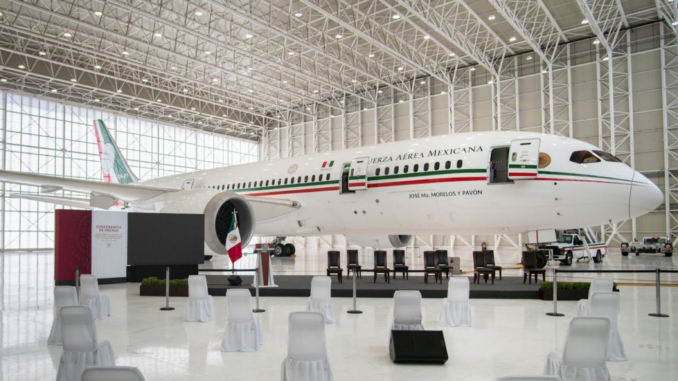 Avión presidencial de México formará parte de la nueva aerolínea operada por la Sedena