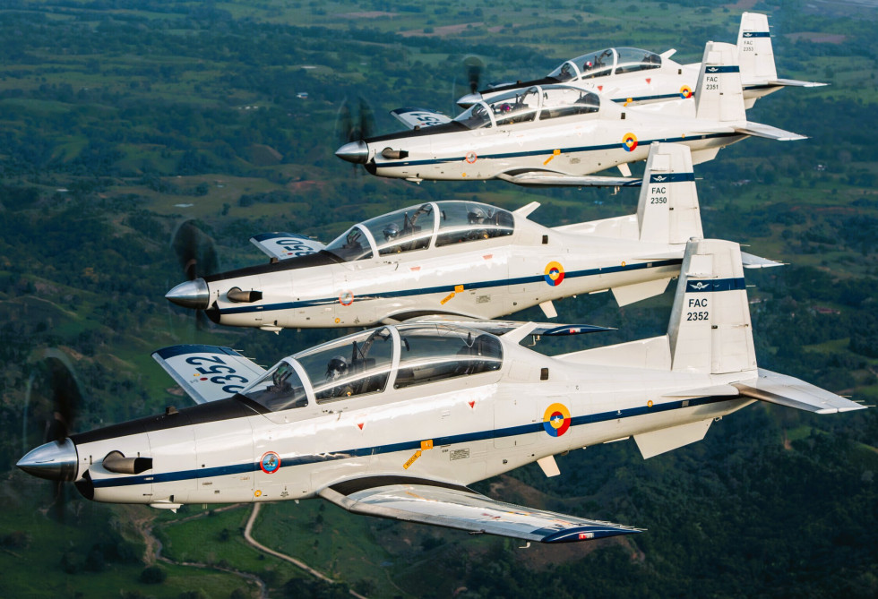 Texan T 6C. Foto IFuerza Aérea Colombiana