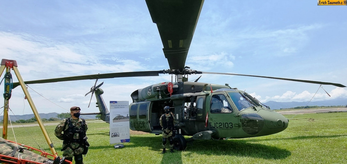 BlackHawk Eju00e9rcito Colombia CSAR. Foto Infodefensa