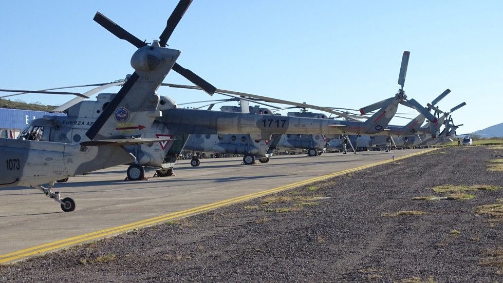 Helicópteros de mexico   foto quevedo