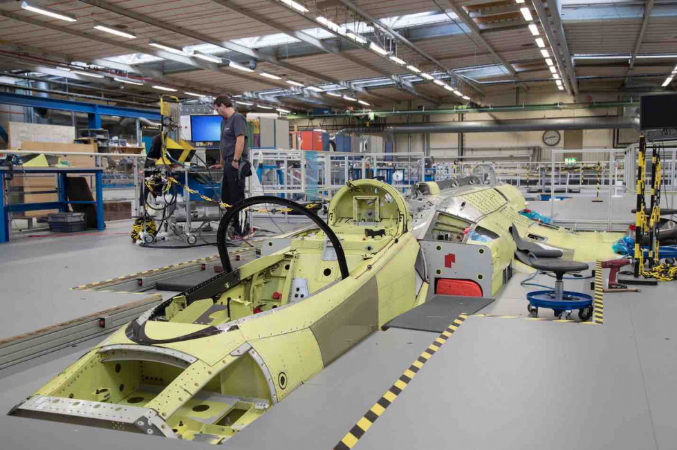 Gripen E assembly