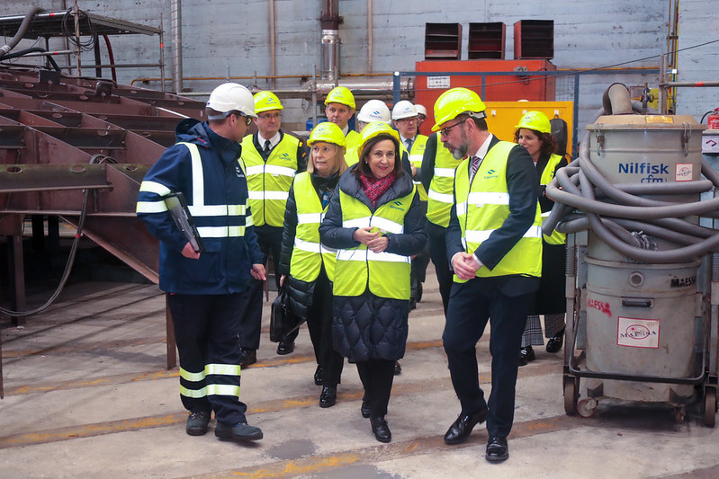 Robles en el astillero de navantia en ferrol