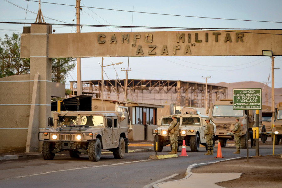 Despliegue militar en la frontera de la Región de Arica y Parinacota Foto Ejército de Chile