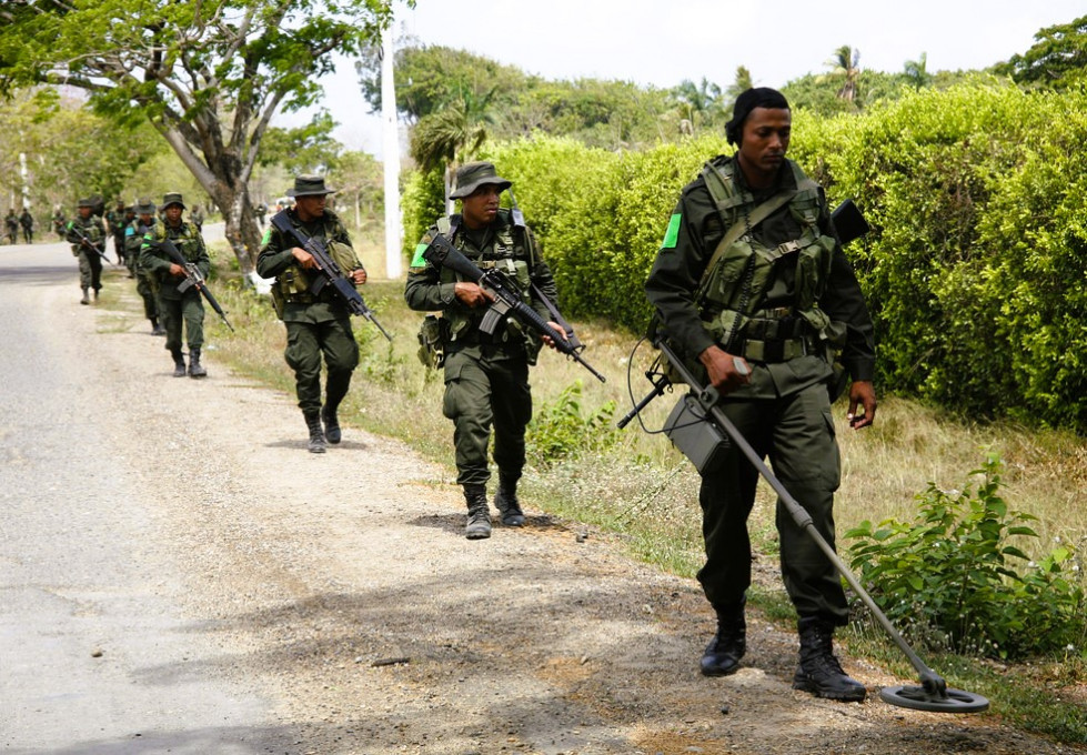 Policia Colombiana. Foto Americamilitar