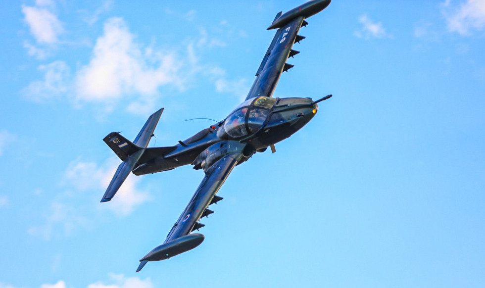 Fuerza Aérea Salvadoreña cumple 100 años con la flota operativa más numerosa de A37