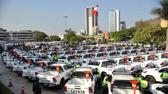 ToyotaHiLux 4x4 163unidades entrega ene2018 MininterPeru