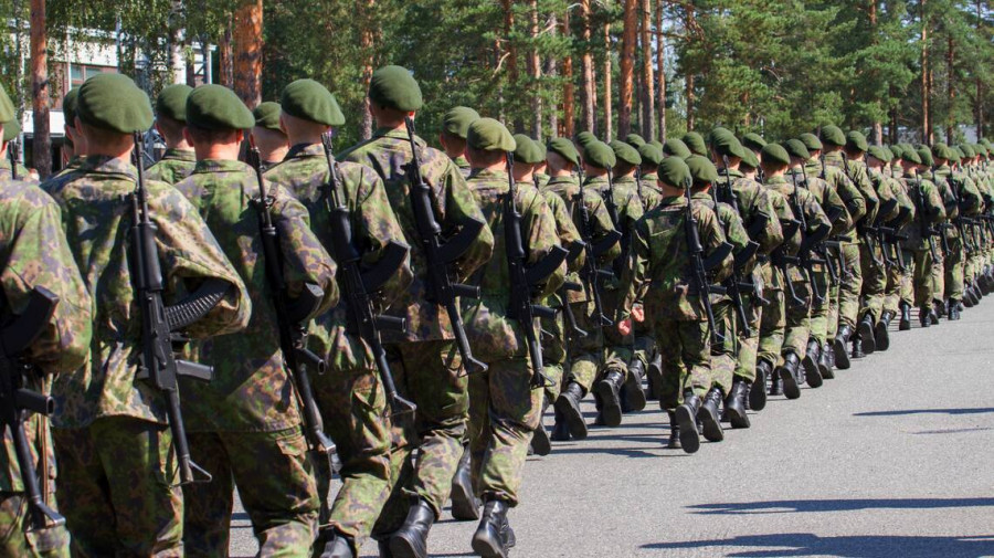 Soldados finlandeses. Foto Ministerio de Defensa de Finlandia