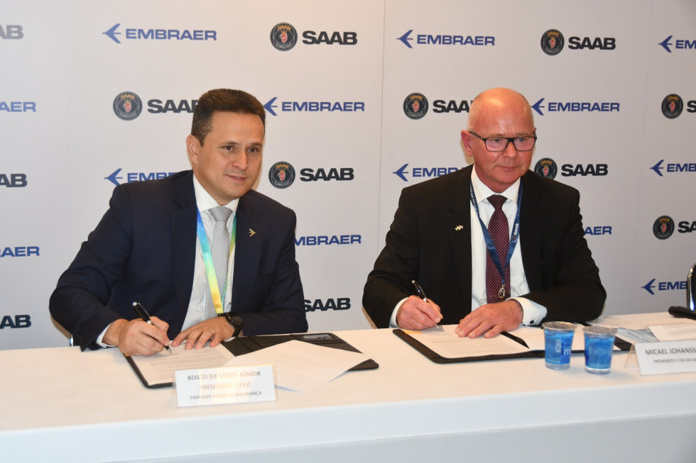 Firma MOU Embraer Saab en laad 2023