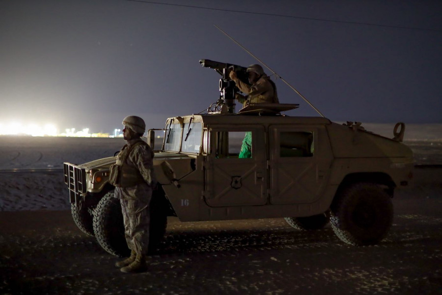 Efectivos del Ejército de Chile resguardo la frontera en el límite con Perú Foto referencial JAF Arica y Parinacota