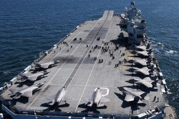 Portaaviones HMS Queen Elizabeth. Foto. Royal Navy