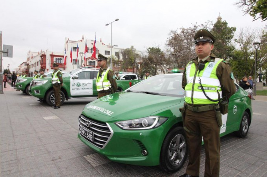 Vehículo policial Hyundai de Carabineros de Chile Foto Gobierno Regional de Coquimbo