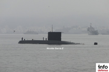 Submarino clase 2091400L de la Armada de Chile en Valparaíso Foto Nicolas Garcia E