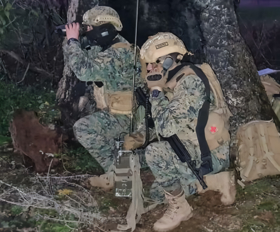 Ejercicio de la Bateru00eda de Artilleru00eda de Montau00f1a Nu00b016 Carvallo del Destacamento de Montau00f1a Nu00b017 Los u00c1ngeles Foto Eju00e9rcito de Chile