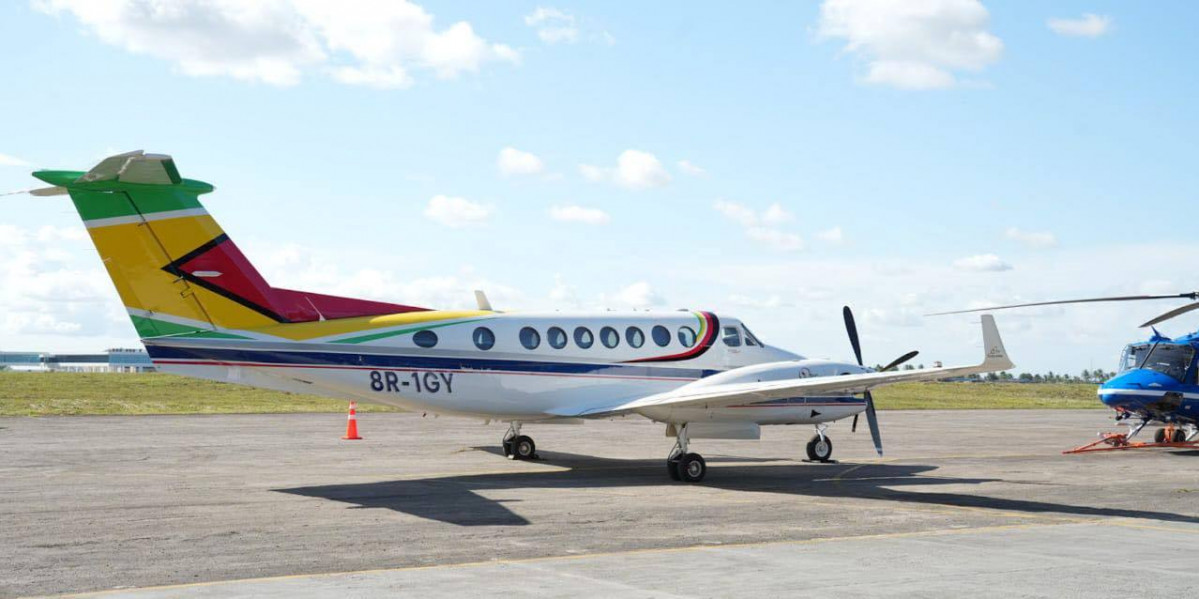 Guyana FzaDefensa KingAir B350 Office of the President