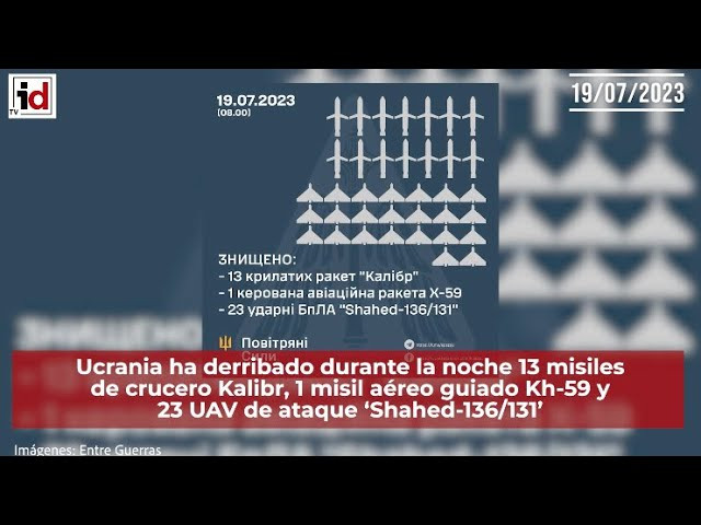 19/07/23 | Últimas noticias de la invasión rusa de Ucrania | Parte de guerra