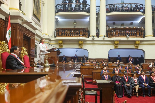 DinaBoluarte PdtePeru MensajeFiestasPAtrias 28jul2023 PresidenciaPeru