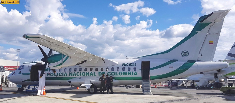 ATR 42 POLICIA COLOMBIANA.FOTO INFODEFENSA