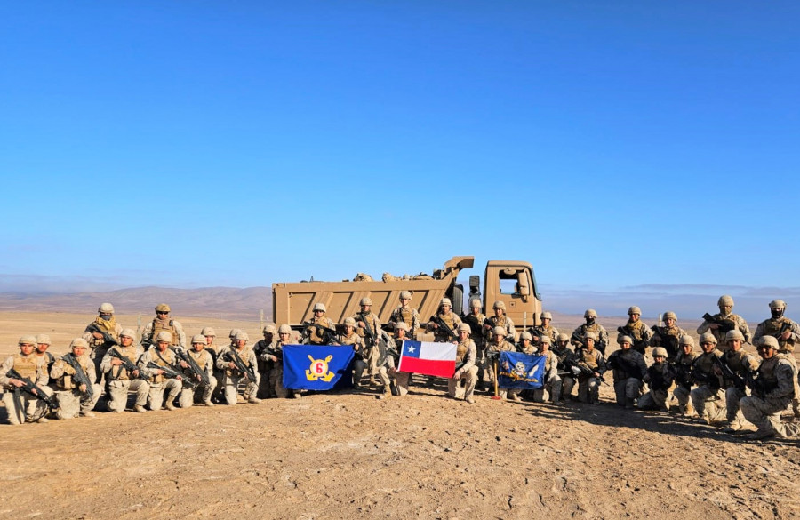 FIPU Batallón de Ingenieros Azapa en Pampa Chaca Foto Ejército de Chile