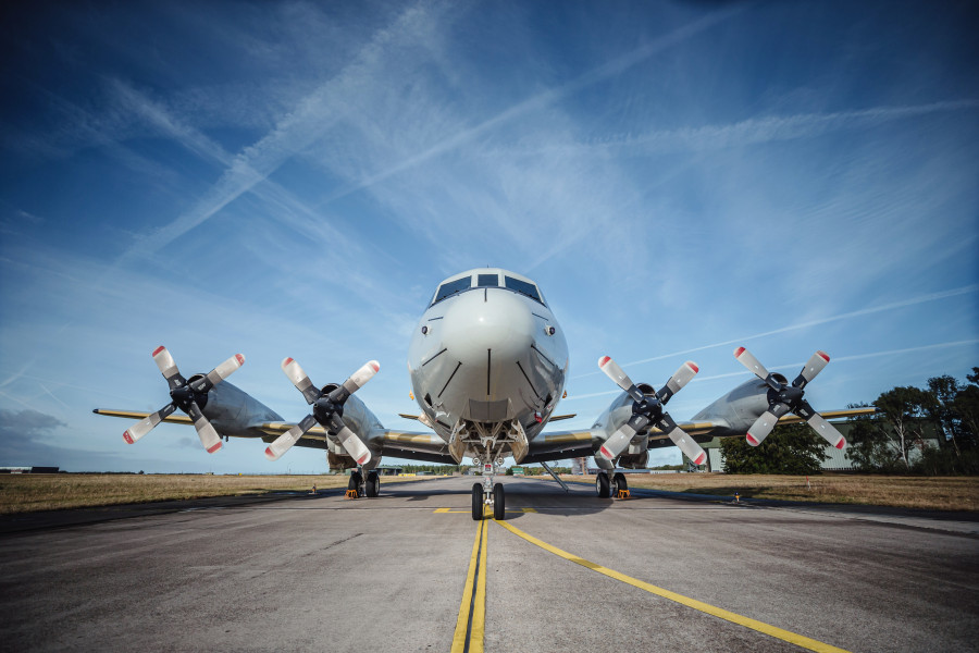 Avión P 3C Orion alemán. Foto. Bundeswehr