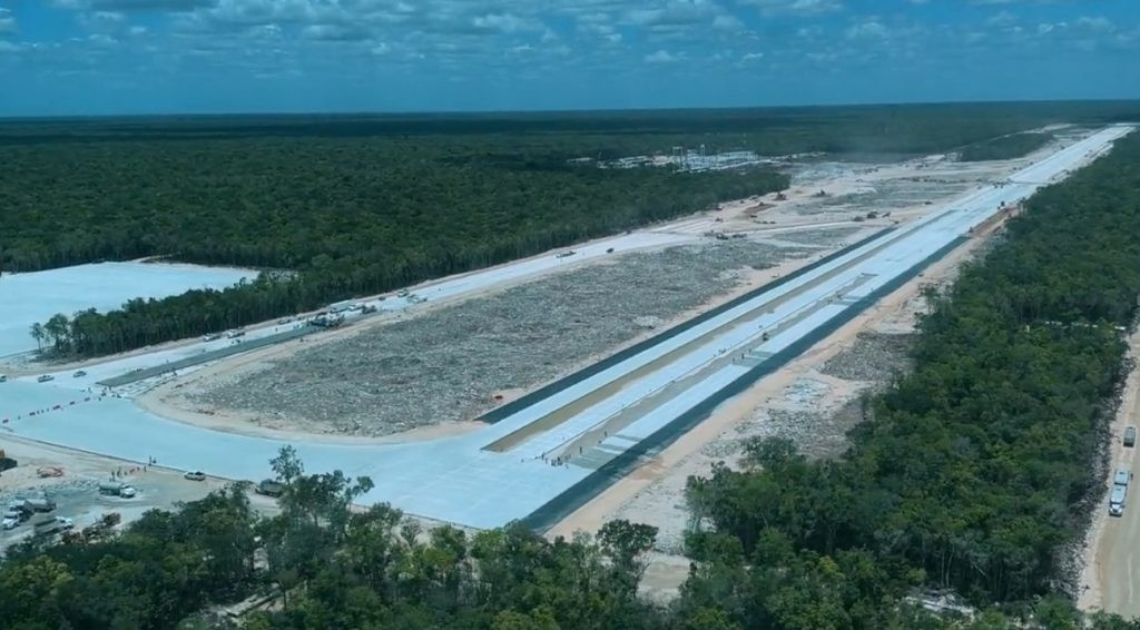 Aeropuerto en Tulum lleva 44 de avance AMLO 1024x566