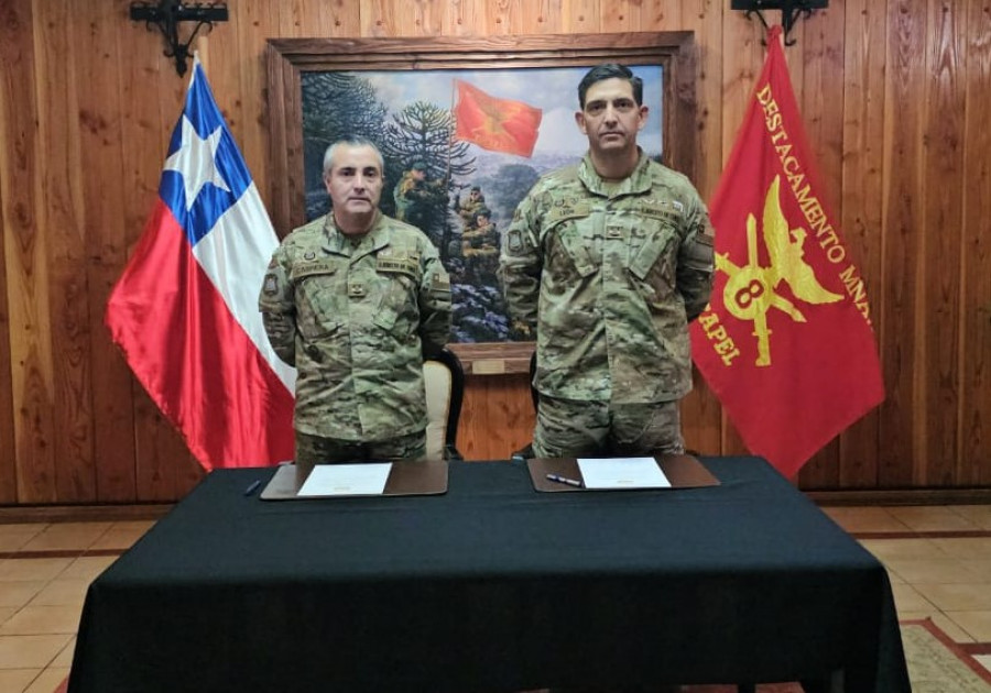 El general Pablo León nuevo JDN en La Araucanía Foto Jefatura de Defensa Nacional de La Araucanía