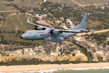 Avión Airbus C295 fabricado para la India. Foto. Airbus