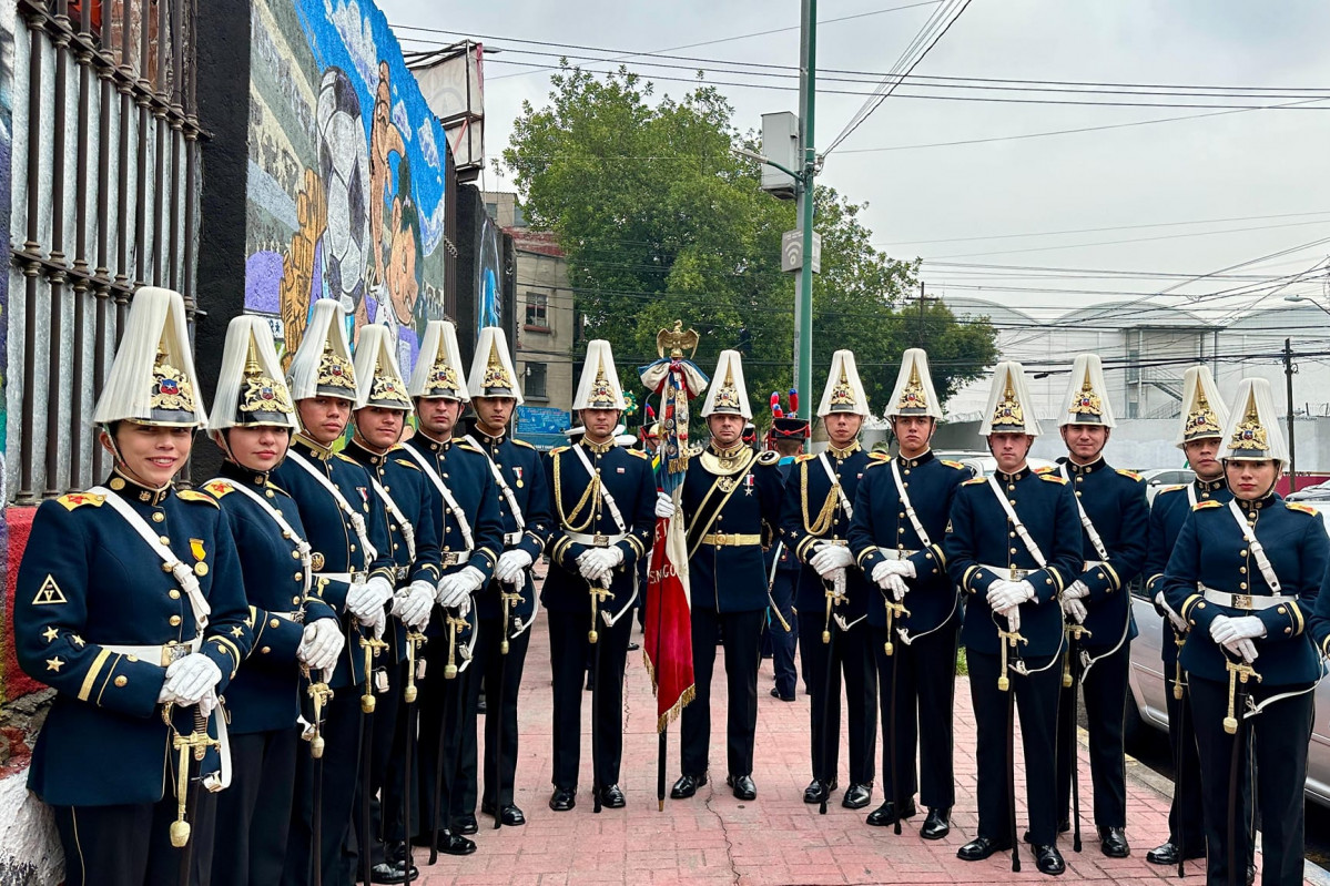 Escuela Militar en aniversario patrio de Mu00e9xico Foto Escuela Militar del Eju00e9rcito de Chile