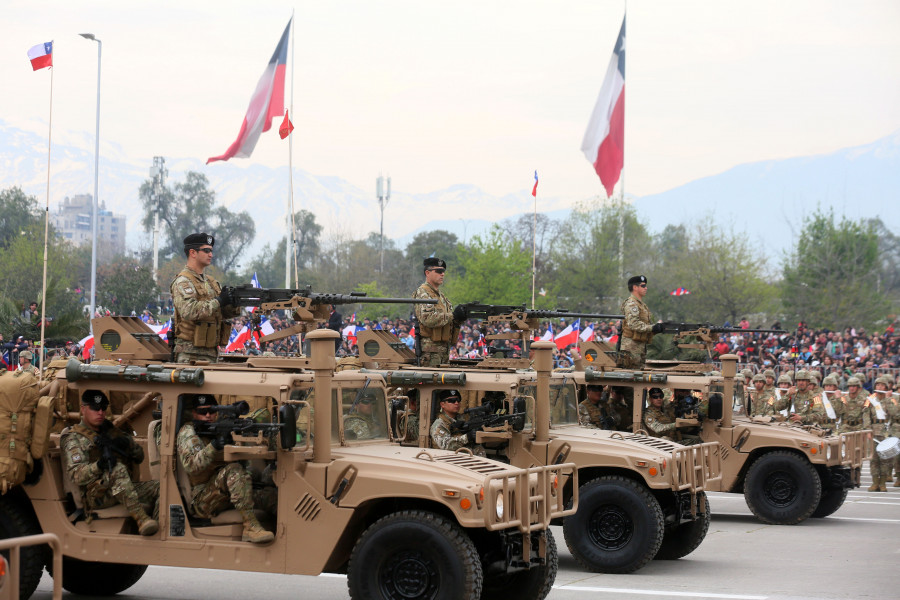 Humvee de la BOE Lautaro en la Parada Militar 2023 Foto Ministerio de Defensa Nacional de Chile