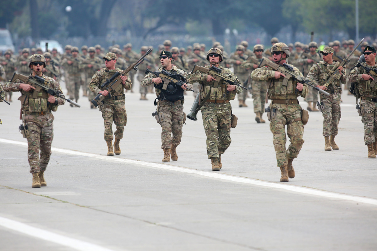 Infantes de Marina de la Brigada Anfibia Expedicionaria Foto Ministerio de Defensa Nacional de Chile