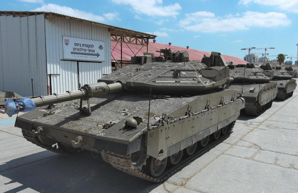 Carros de combate Barak israelíes. Foto. Ministerio de Defensa de Israel