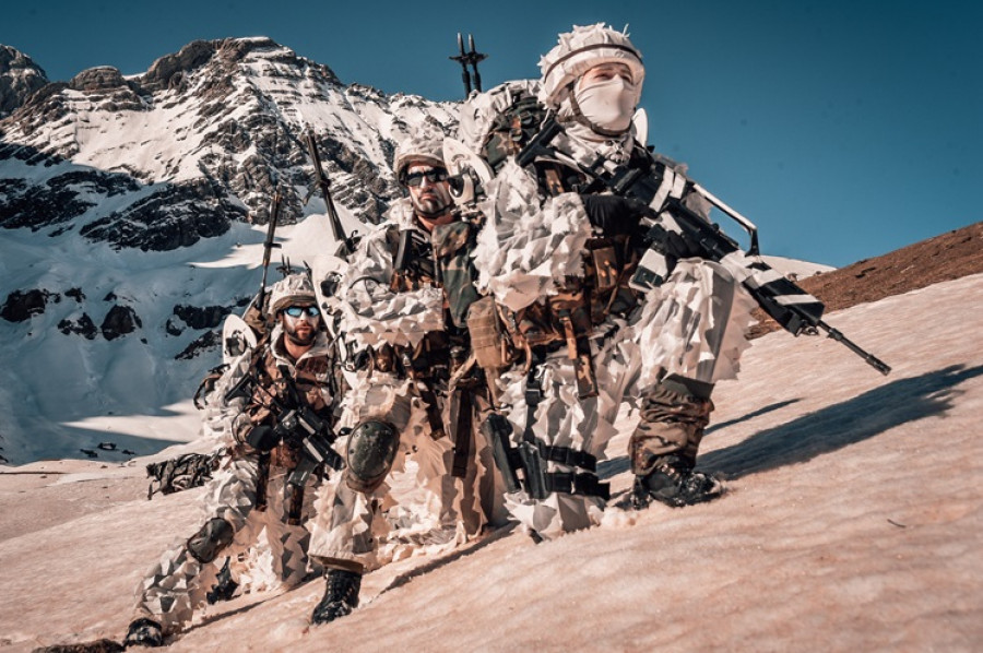 Efectivos de una unidad del Mando de Tropas de Montaña Foto Ejército español