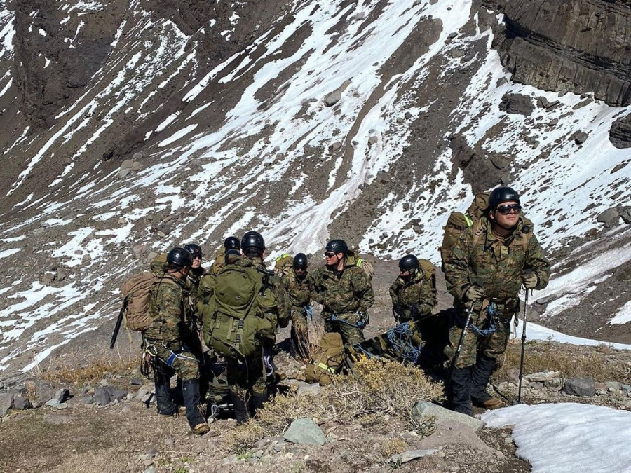 Ejercicio de certificación de Parmes Foto Ejército de Chile