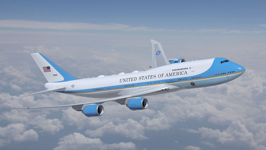 Aspecto del VC 25B, futuro Air Force One. Imagen. Boeing