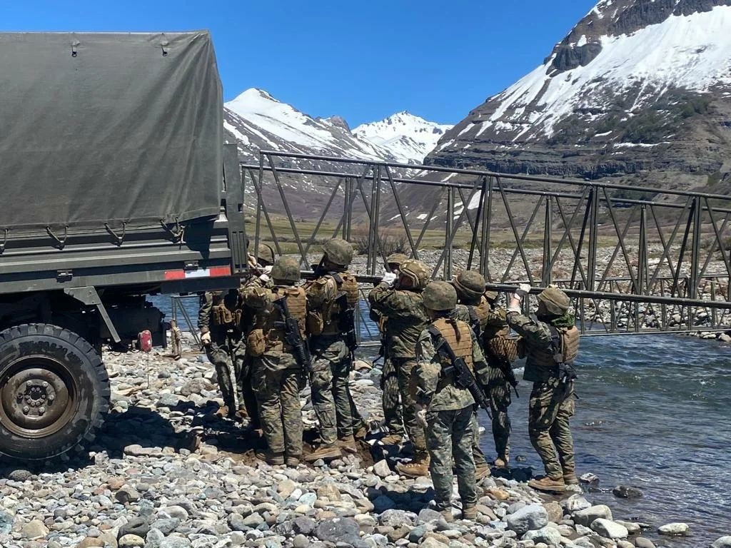 Ejercicio de montaña estival Los Barros Firma Destacamento de Montaña N17 Los Ángeles del Ejército de Chile 008