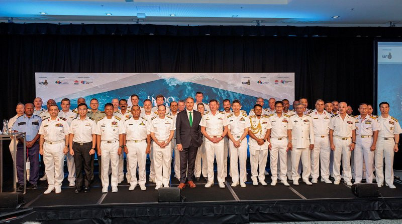 Participantes de Seapower Conference 2023 Firma Armada de Chile