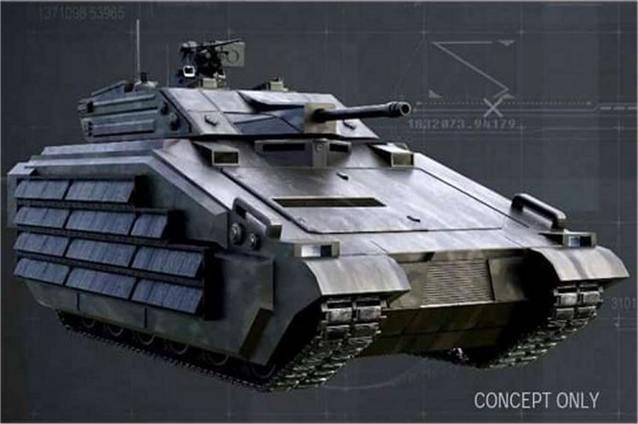 Aspecto conceptual del XM30 del Ejército de Estados Unidos. Imagen. US Army