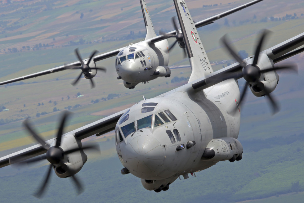 Aviones C 27J Spartan búlgaros. Foto. Leonardo