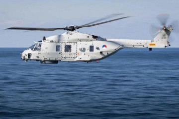 Helicóptero NH90 naval de Países BAjos. Foto. Ministerio de Defensa Neerlandés