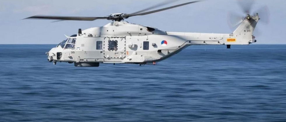 Helicóptero NH90 naval de Países BAjos. Foto. Ministerio de Defensa Neerlandés
