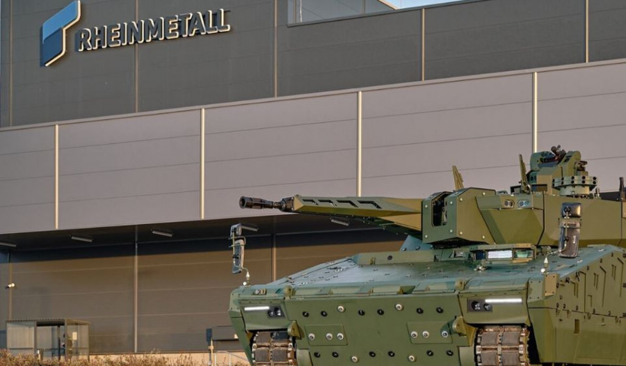 Primer blindado IFV Lynx KF41 fabricado en Hungría. Foto. Rheinmetall