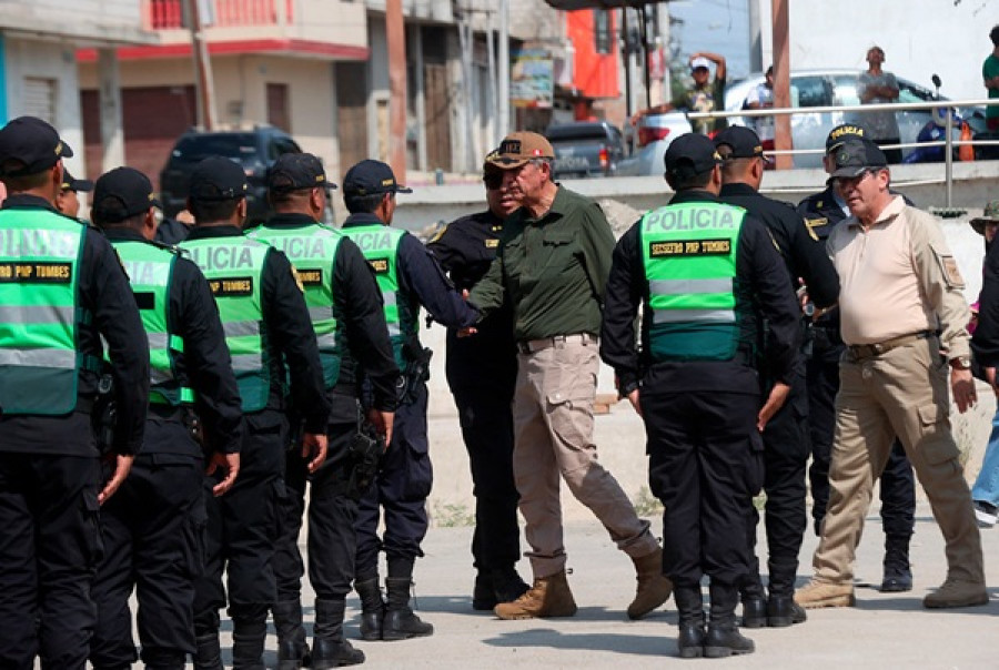 MinDef MininterPeru inspeccionanUnidadesPNP Tumbes ene2024 MinDefPeru