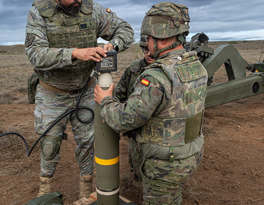 Disparo munición Excalibur Ejército de Tierra I