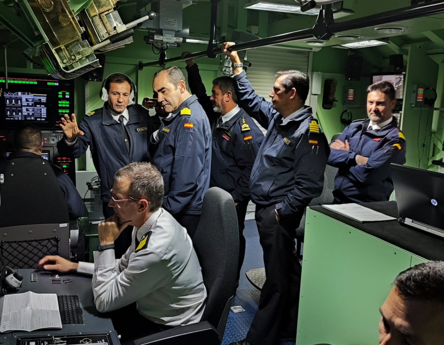 Pruebas con los simuladores del submarino S 80