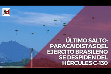 Último salto: paracaidistas del ejército brasileño se despiden del Hércules C-130