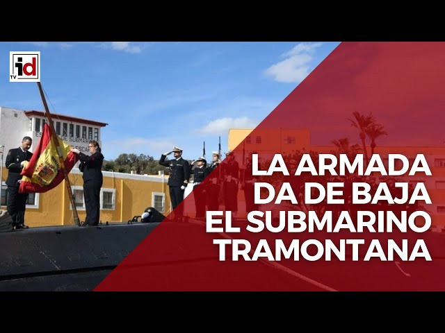 La Armada da de baja el submarino Tramontana