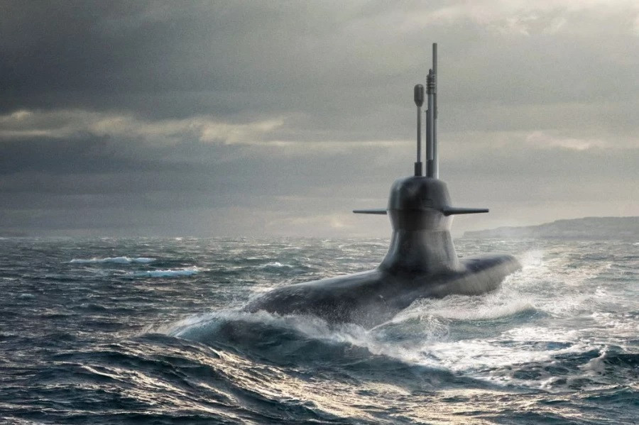 Render del submarino A26 Firma Saab