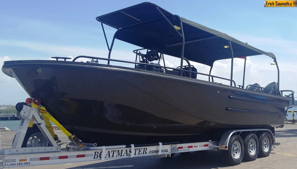 Boston Whaler donado. Foto Infodefensa